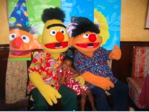 Beaches Negril Jamaica Bert and Ernie, Sesame street, all inclusive resorts