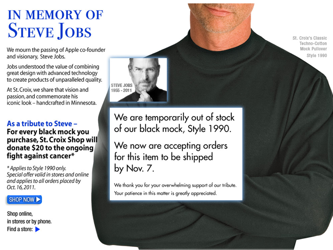 steve jobs black shirts