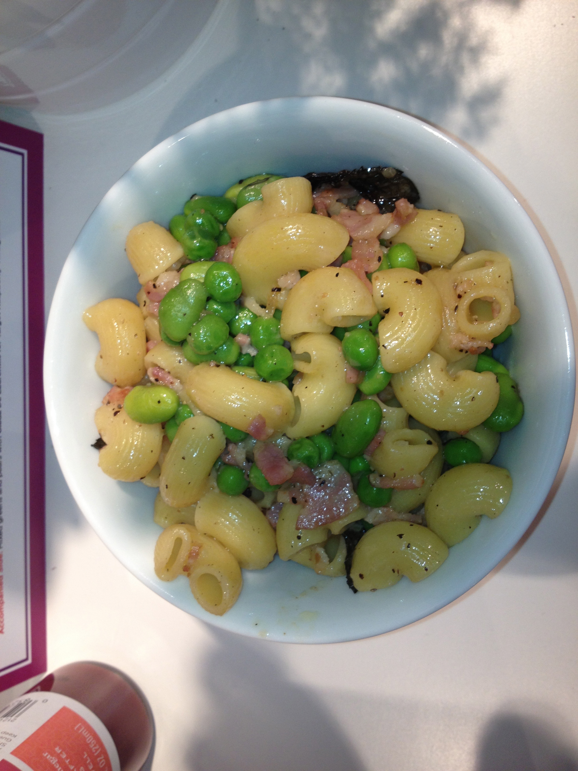 Recipe by Giada De Laurentiis - Gobetti Pasta with Pancetta and Peas