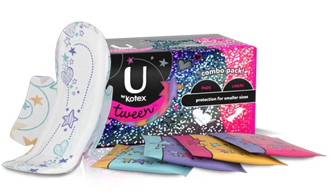 Kotex products for teens