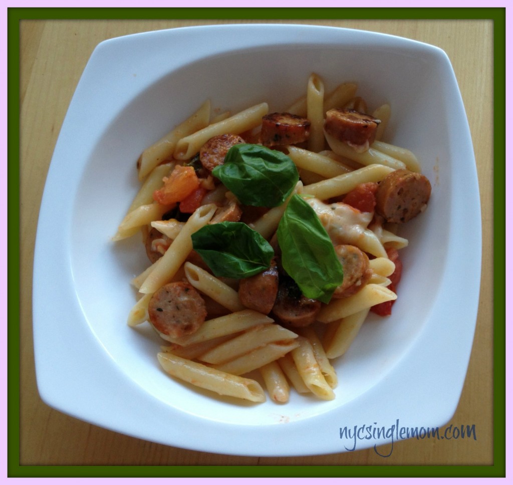 Pasta recipes, pasta recipes with sausage, Hillshire Farm Gourmet Creations, Hillshire Farm Gourmet Creations Chicken Apple smoked sausage with Gouda Cheese