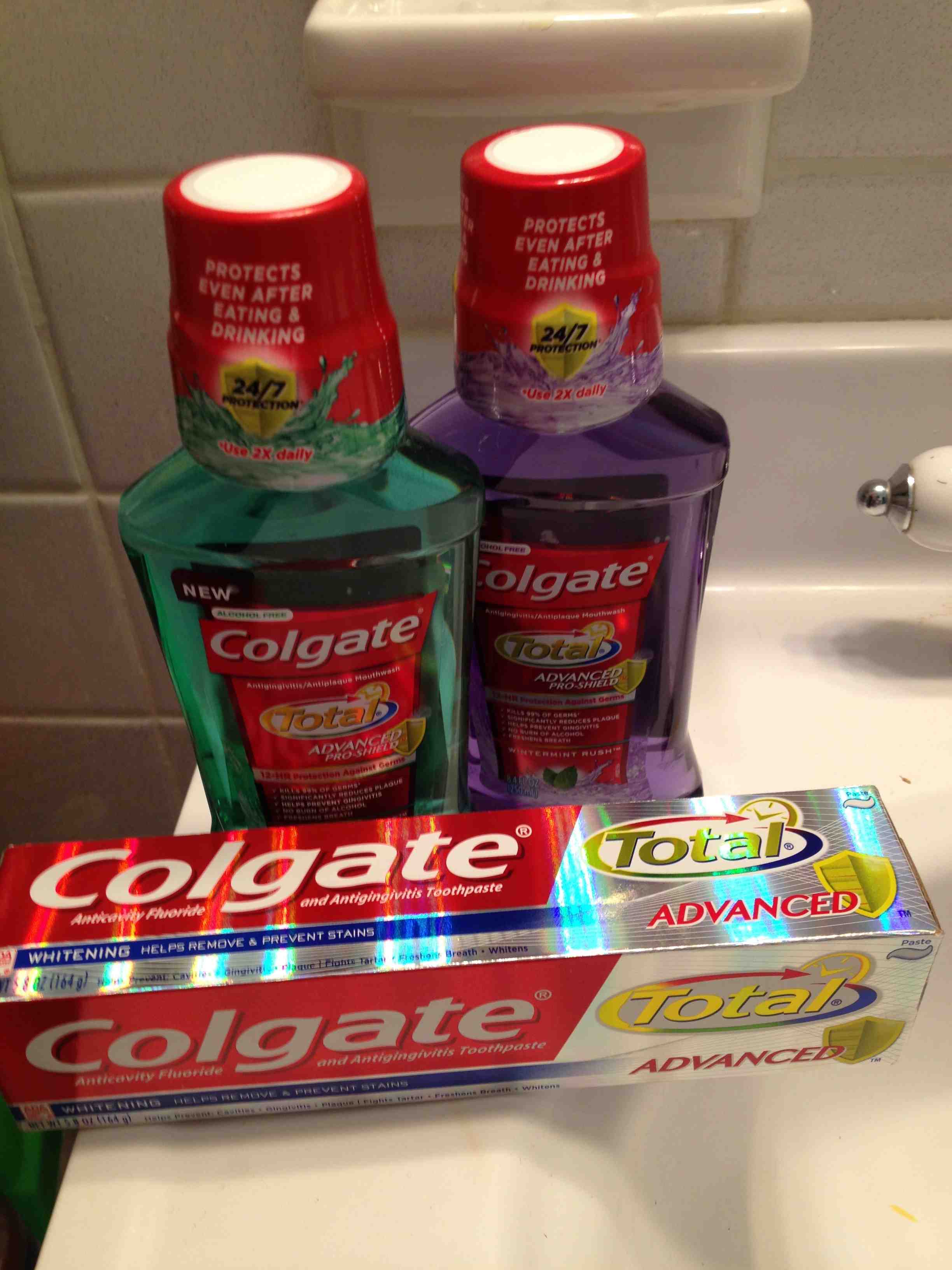 Improved Oral Health with Colgate Total Mouthwash