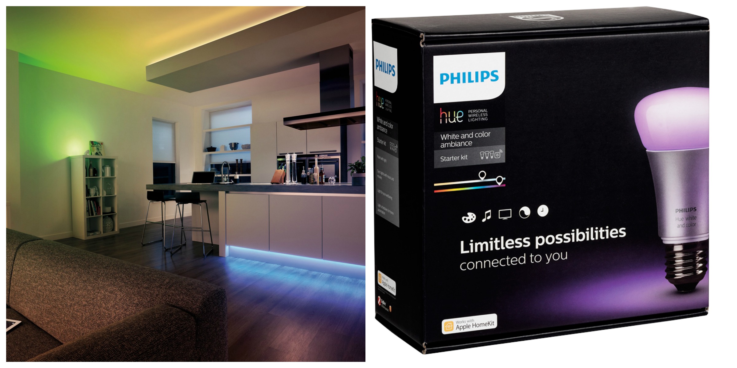 philips hue party mode with white lights