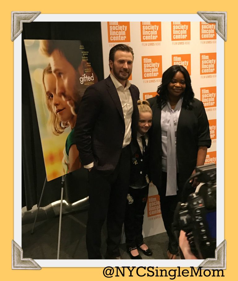 Octavia Spencer and Chris Evans in One Night - Wordless Wednesday- NYC ...