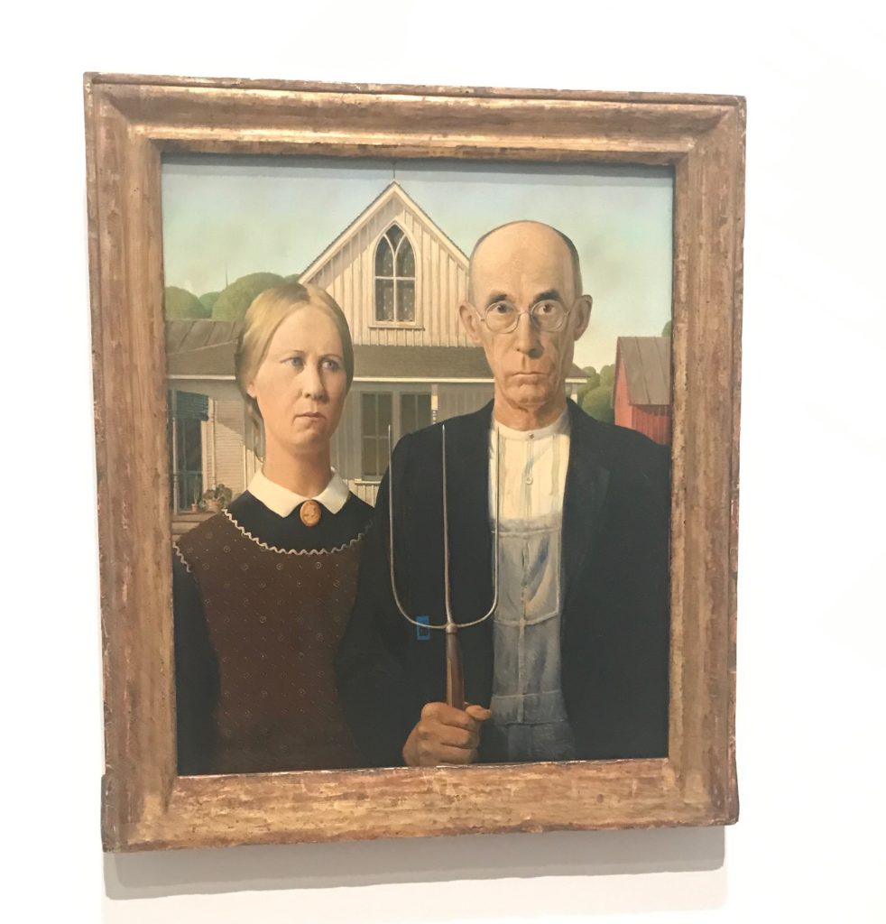 "Grant Wood American Gothic