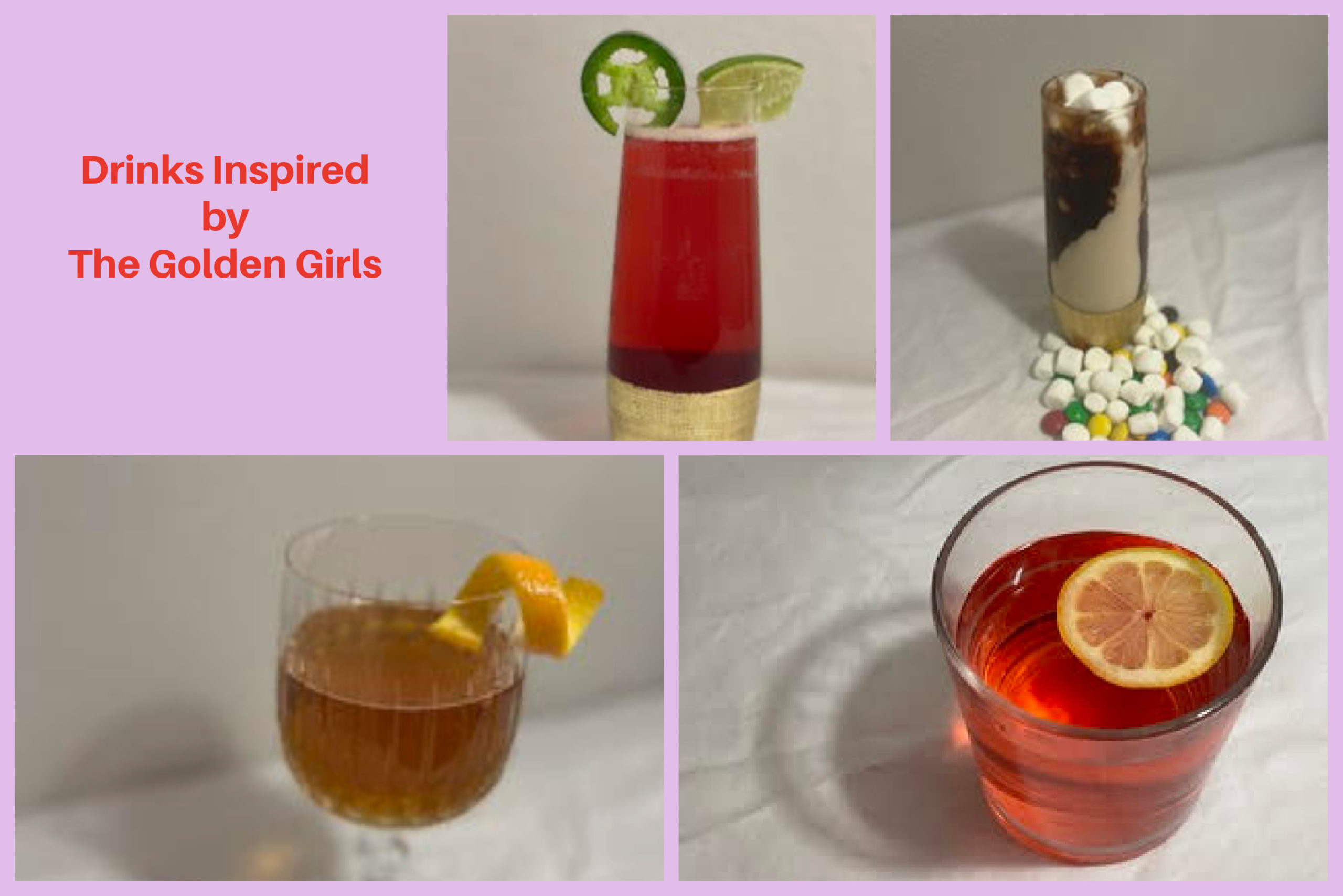 The Golden Girl Cocktail - A Beautiful Mess